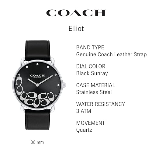 Coach Elliot Women's Elegant Water-Resistant Watch