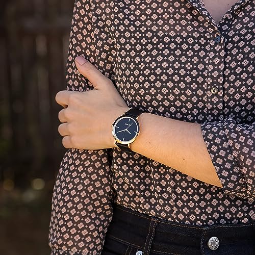 Nine West Women's Leather Band Wristwatch