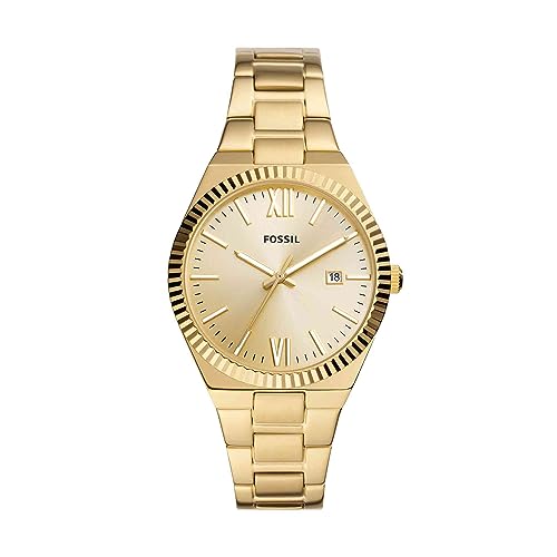 Fossil Women's Gold Scarlette Quartz Three-Hand Watch