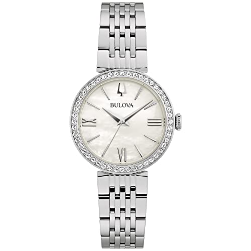 Bulova Women’s Classic Quartz Watch with Crystals