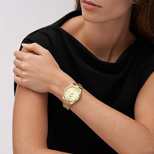 Fossil Women's Gold Scarlette Quartz Three-Hand Watch