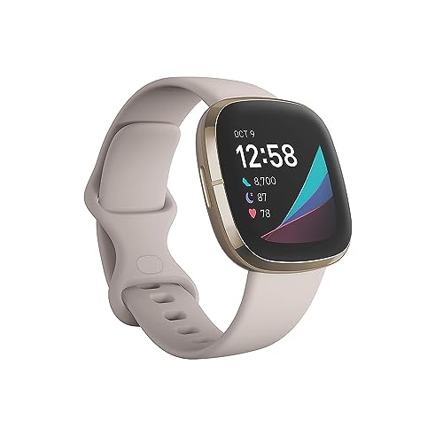 Fitbit Sense Smartwatch: Heart Health & Stress Tools
