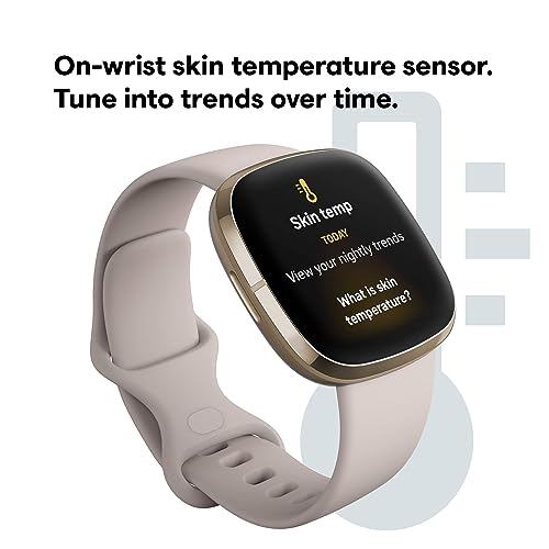 Fitbit Sense Smartwatch: Heart Health & Stress Tools