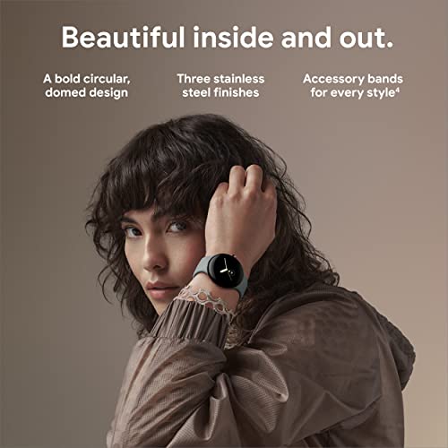 Google Pixel Watch - Matte Black Smartwatch with Fitbit