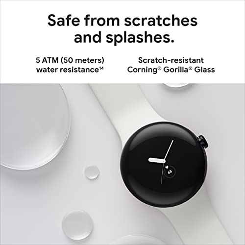 Google Pixel Watch - Matte Black Smartwatch with Fitbit