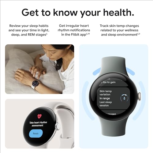 Google Pixel Watch 2 - Fitbit Features, Champagne Gold