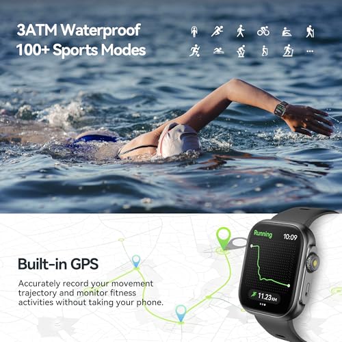 GPS Smart Watch with Heart Rate and Fitness Tracking