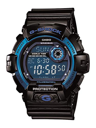 Casio G-Shock Black and Blue Digital Sport Watch