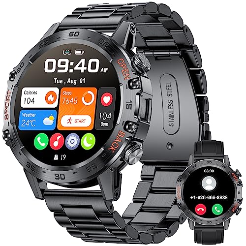 Rugged Military Smart Watch for Active Men
