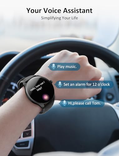 Men's 1.43" AMOLED Smartwatch with Voice Assistant