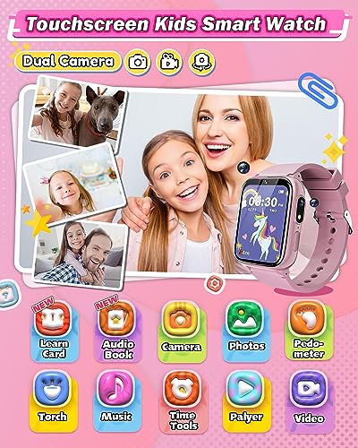 Kids Smart Watch with Games and Dual Cameras