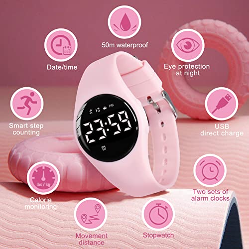 Bomieux Waterproof Digital Watch for Kids Ages 5-15