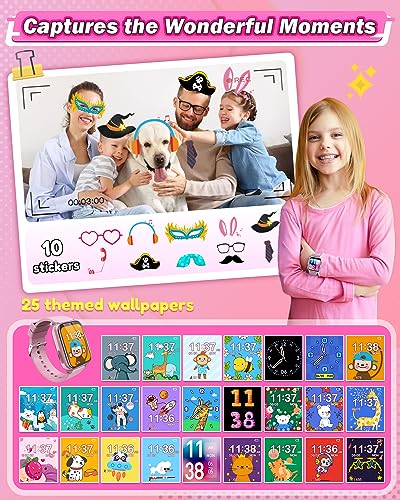 Kids Smart Watch with Games and Dual Cameras