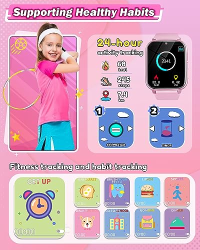 Kids Smart Watch with Games and Dual Cameras