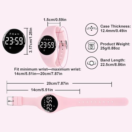 Bomieux Waterproof Digital Watch for Kids Ages 5-15