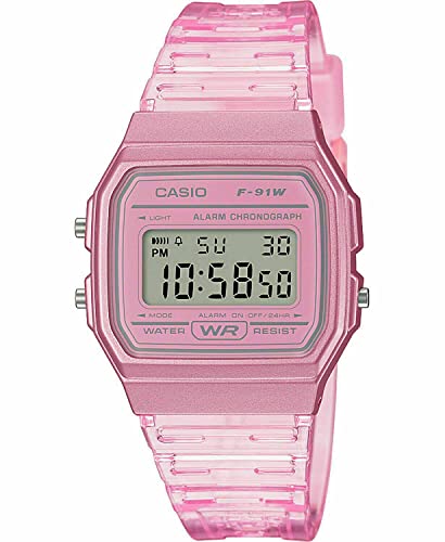 Casio Pink Quartz Watch with Resin Strap