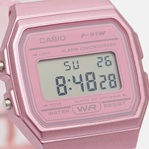 Casio Pink Quartz Watch with Resin Strap