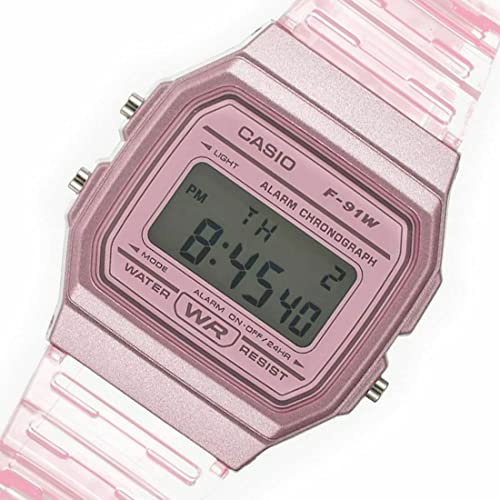 Casio Pink Quartz Watch with Resin Strap