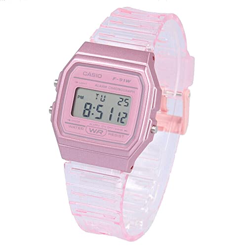Casio Pink Quartz Watch with Resin Strap