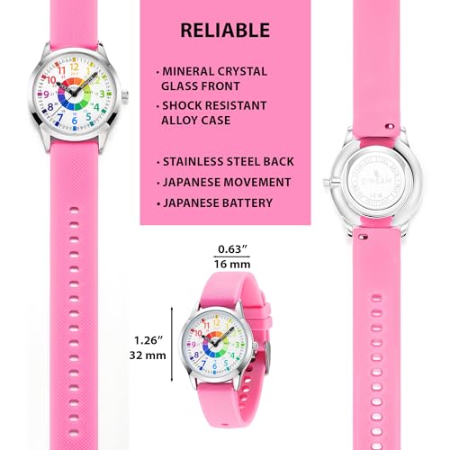 SIMSAM Modern Light Pink Kids Watch