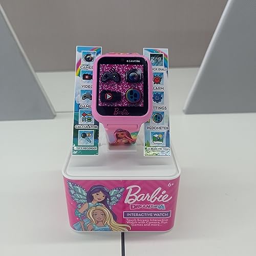 Accutime Barbie Pink Kids Smart Touchscreen Watch