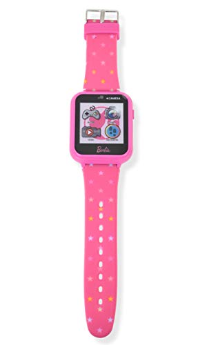 Accutime Barbie Pink Educational Touchscreen Smartwatch