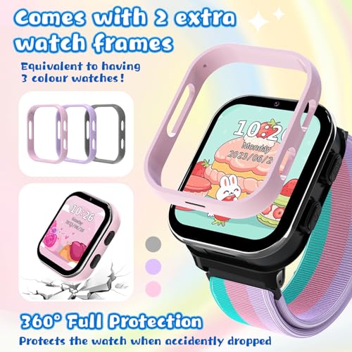 AYATAHA 4G Smart Watch for Kids - Pink