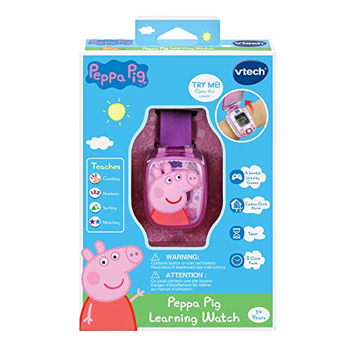 Peppa Pig Purple Learning Watch for Kids