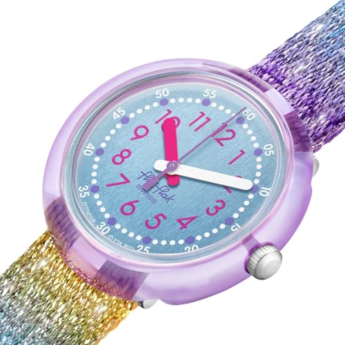 Flik Flak Kids' Rainbow Quartz Safe Watch