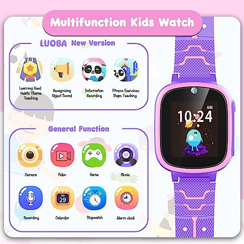 Kids Smartwatch with Games, Camera, and Music