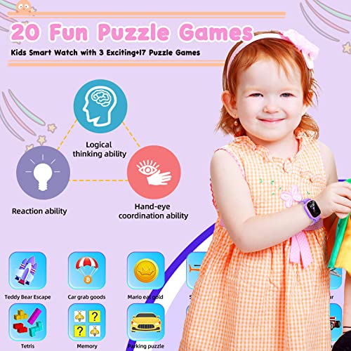 Kids Smartwatch with Games, Camera, and Music
