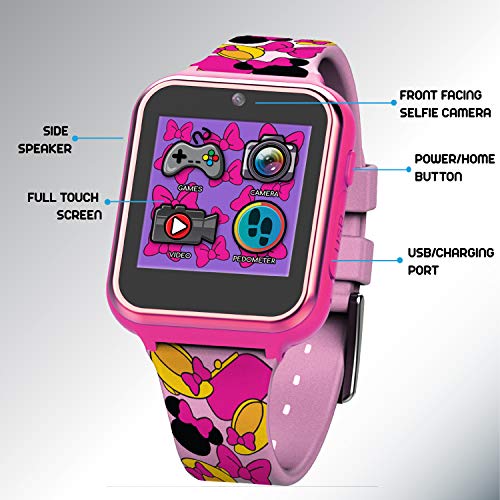 Disney Minnie Mouse Pink Kids Touchscreen Smart Watch
