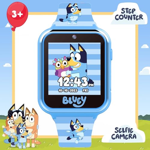 Accutime Bluey Kids Smartwatch with Camera and Games