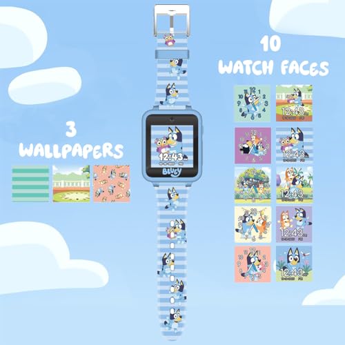 Accutime Bluey Kids Smartwatch with Camera and Games