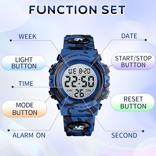 Dayllon Kids Waterproof Digital Sport Watch