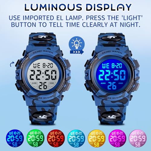 Dayllon Kids Waterproof Digital Sport Watch