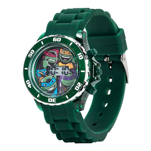 Ninja Turtles Kids' Digital Watch with LED Lights