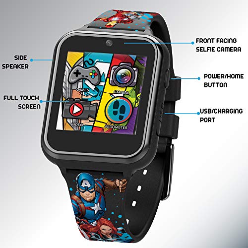 Accutime Kids Marvel Avengers Touchscreen Smart Watch