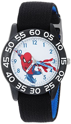 Spider-Man Kids' Analog Quartz Watch with Nylon Strap