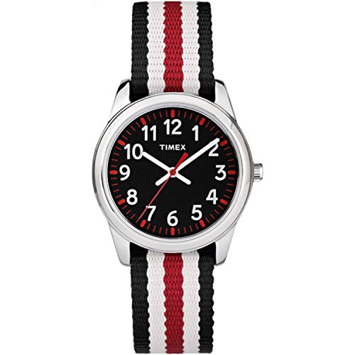 Timex Boys Time Machines Black/Red Strap Watch