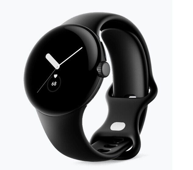 Google Pixel Watch - Matte Black Smartwatch with Fitbit