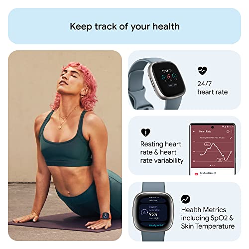Fitbit Versa 4 Fitness Smartwatch with GPS Tracking