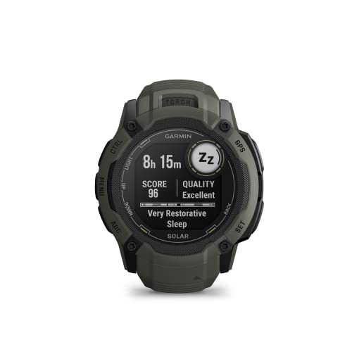 Garmin Instinct 2X Solar GPS Smartwatch with Flashlight