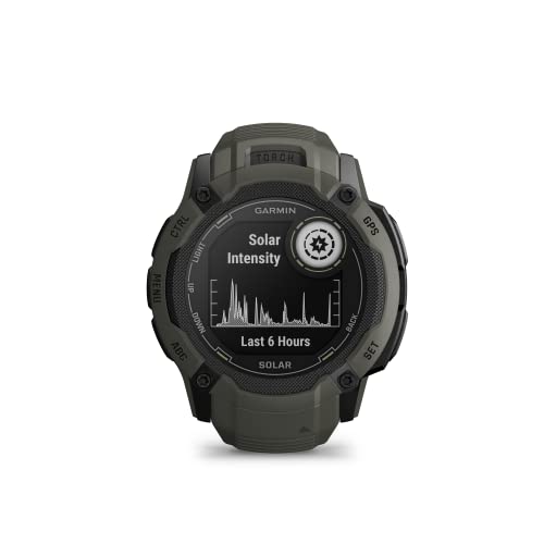 Garmin Instinct 2X Solar GPS Smartwatch with Flashlight