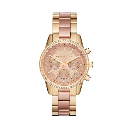 Michael Kors Ritz Rose Gold Women's Chronograph Watch