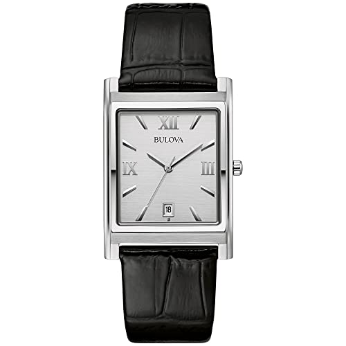 Bulova Men's Stainless Steel Calendar Quartz Watch