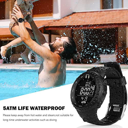 PALADA Men's Waterproof Digital Sports Watch with LED Backlight