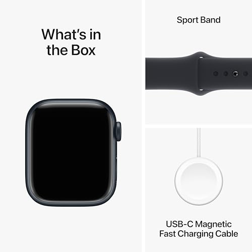 Apple Watch Series 9 Smartwatch with Midnight Sport Band