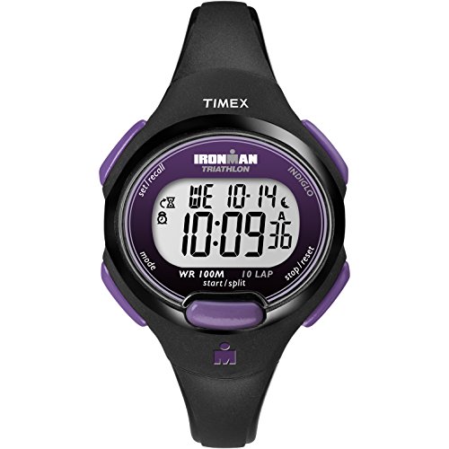 Timex Women's Ironman Essential Black/Purple Resin Watch