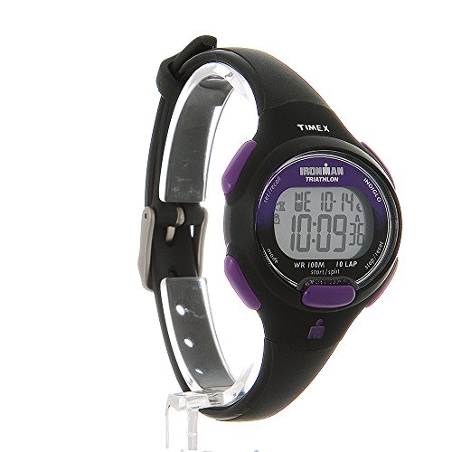Timex Women's Ironman Essential Black/Purple Resin Watch